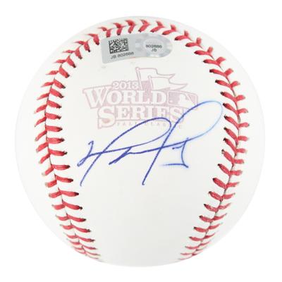 Lot #925 David Ortiz Signed Baseball - Image 1