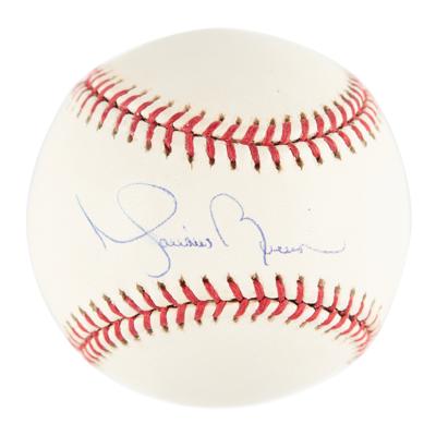 Lot #932 Mariano Rivera Signed Baseball - Image 1