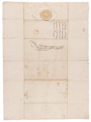 Lot #132 King Henry VIII Letter Signed on Thomas Cranmer - Image 2