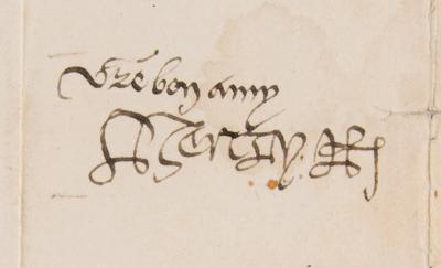 Lot #132 King Henry VIII Letter Signed on Thomas Cranmer - Image 3