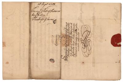 Lot #141 King George I Letter Signed to King William III - Image 3