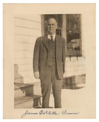Lot #319 James B. Sumner Signed Photograph - Image 1