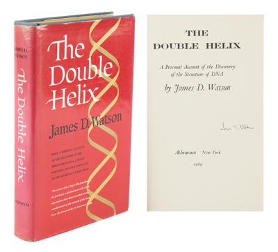 Lot #217 DNA: James D. Watson Signed Book