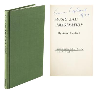 Lot #585 Aaron Copland Signed Book - Image 1