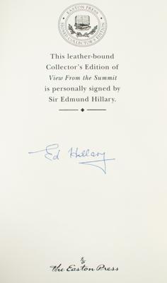 Lot #233 Edmund Hillary Signed Book - Image 2