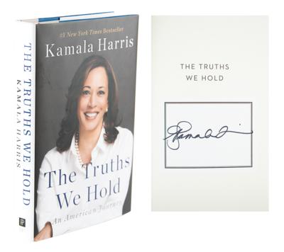 Lot #74 Kamala Harris Signed Book
