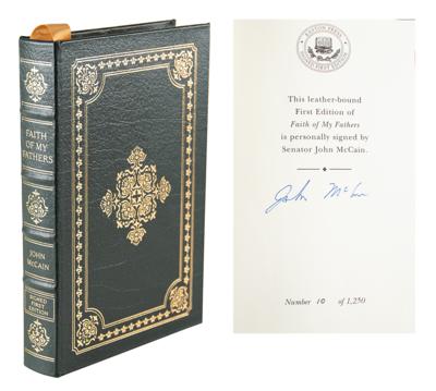 Lot #284 John McCain Signed Book - Image 1