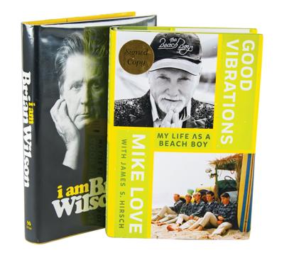 Lot #615 Beach Boys: Brian Wilson and Mike Love (2) Signed Books - Image 1