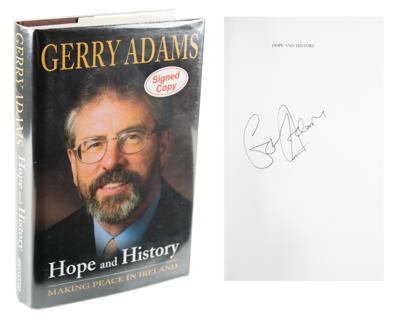 Lot #194 Gerry Adams Signed Book