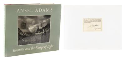 Lot #438 Ansel Adams Signed Book
