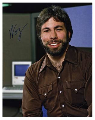 Lot #197 Apple: Steve Wozniak Signed Photograph - Image 1