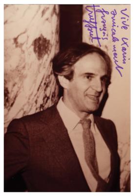 Lot #871 Francois Truffaut Signed Photograph - Image 1