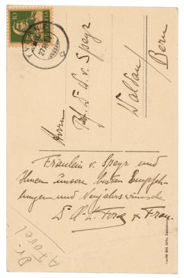 Lot #227 Auguste Forel Autograph Note Signed - Image 1