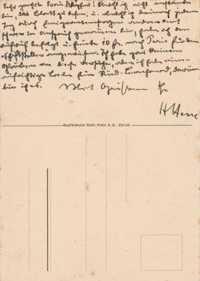 Lot #531 Hermann Hesse Autograph Letter Signed - Image 1