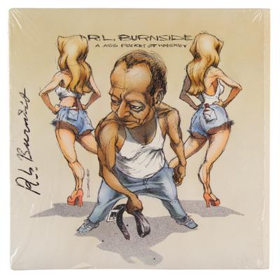 Lot #600 R. L. Burnside Signed Album and CD - Image 2