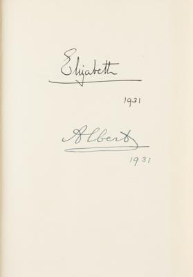 Lot #150 King George VI and Elizabeth, the Queen Mother Signed Book - Image 2