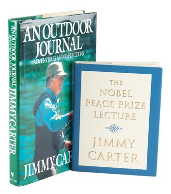Lot #55 Jimmy Carter (2) Signed Books