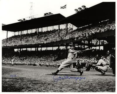 Lot #900 Joe DiMaggio Oversized Signed Photograph - Image 1