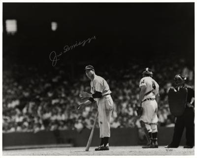 Lot #901 Joe DiMaggio Oversized Signed Photograph