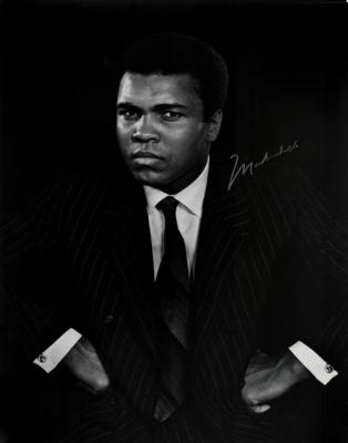 Lot #884 Muhammad Ali Oversized Signed Photograph
