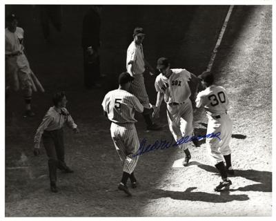 Lot #943 Ted Williams Oversized Signed Photograph