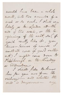 Lot #482 Charles L. Dodgson Autograph Letter Signed to Young Girl - Image 2
