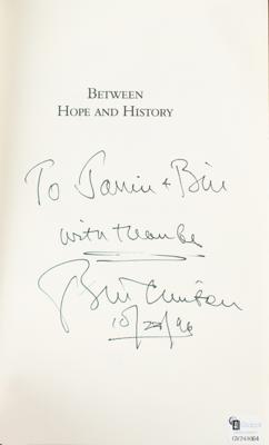 Lot #62 Bill Clinton Signed Book - Image 2