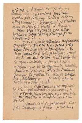 Lot #418 Eugene Boudin Autograph Letter Signed - Image 2