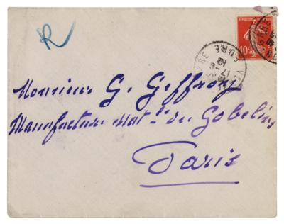 Lot #430 Claude Monet Autograph Letter Signed - Image 3