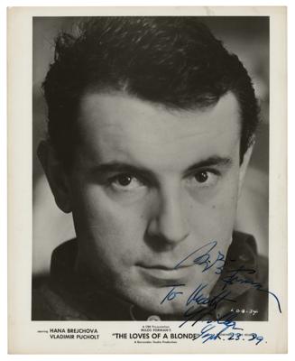 Lot #762 Milos Forman Signed Photograph - Image 1