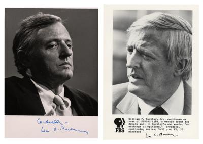 Lot #204 William F. Buckley, Jr. (2) Signed Photographs - Image 1