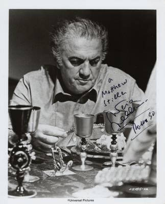 Lot #756 Federico Fellini Signed Photograph
