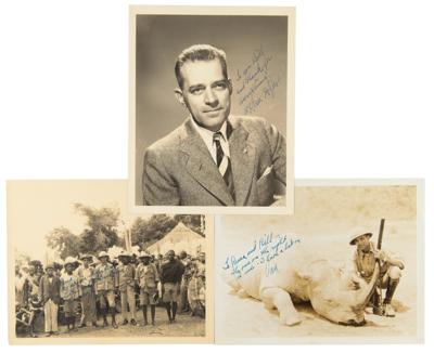 Lot #874 W. S. Van Dyke (3) Signed Photographs