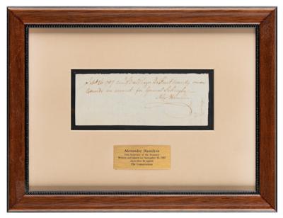 Lot #110 Alexander Hamilton Autograph Document Signed (One Week After Signing Constitution) - Image 2
