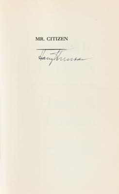 Lot #100 Harry S. Truman Signed Book - Image 2