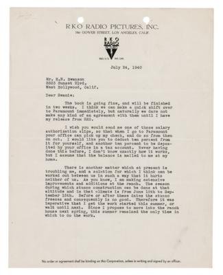 Lot #555 Dalton Trumbo Typed Letter Signed - Image 1