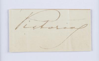Lot #310 Queen Victoria Signature - Image 2