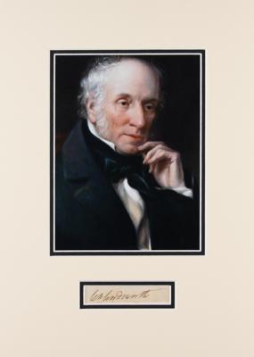 Lot #559 William Wordsworth Signature