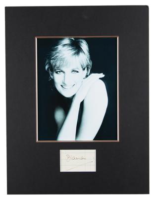 Lot #157 Princess Diana Signature