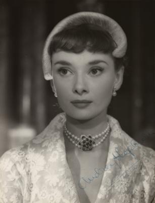 Lot #687 Audrey Hepburn Signed Photograph