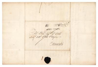 Lot #189 Monaldo Leopardi Letter Signed - Image 2