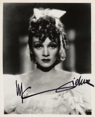 Lot #745 Marlene Dietrich Signed Photograph - Image 1