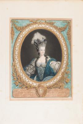 Lot #144 Marie Antoinette Document Signed for Writing-Master - Image 3
