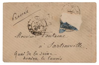 Lot #490 Guy de Maupassant Autograph Letter Signed - Image 3