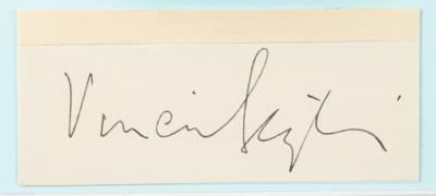 Lot #792 Vivien Leigh Signature - Image 1