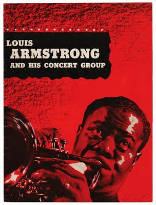 Lot #599 Louis Armstrong Signed Program - Image 2