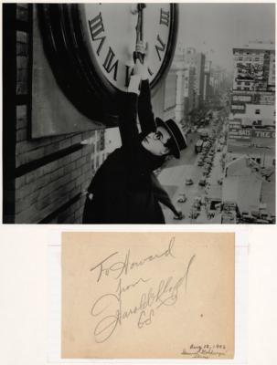 Lot #795 Harold Lloyd Signature - Image 1