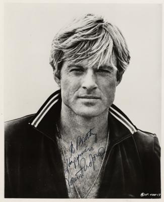 Lot #837 Robert Redford Signed Photograph - Image 1