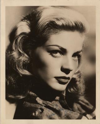 Lot #715 Lauren Bacall (2) Signed Photographs - Image 2