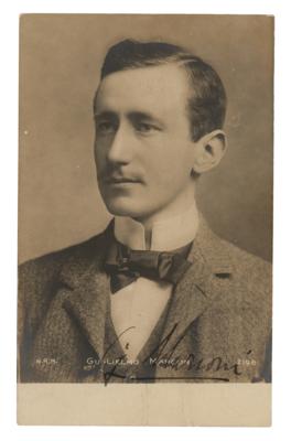 Lot #185 Guglielmo Marconi Signed Photograph - Image 1